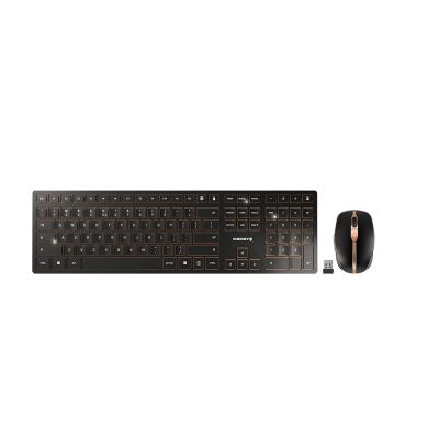 CHERRY DW9100 Wireless SLIM Maus&Tastatur EU black/brown