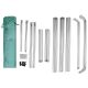 40. GREENHOUSE GARDEN TUNNEL 200x350x200CM PE GREEN STEEL STRUCTURE