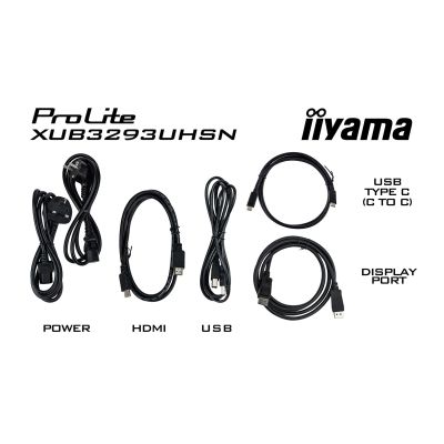 8. iiyama ProLite XUB3293UHSN-B5 computer monitor 80 cm (31.5") 3840 x 2160 px 4K Ultra HD LCD Black