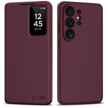 Tech-Protect Smart Wallet Case for Samsung Galaxy S26 Ultra - Burgundy