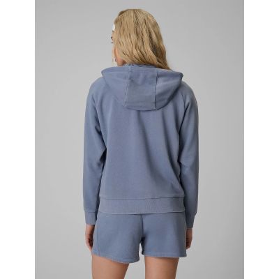 2. Women's relaxed sweatshirt with hood 4F 4FRAW26TSWSF3104-32S