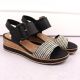 9. Leather wedge sandals Remonte W RKR646