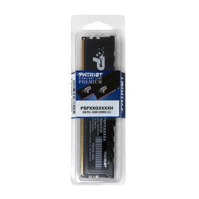 9. Patriot Premium Black DDR4 16GB 3200MHz CL22 Radiator