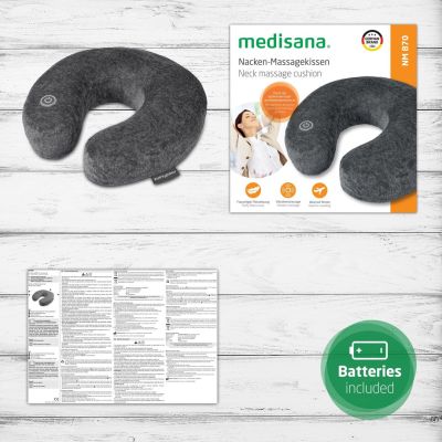 13. Medisana NM 870 Vibrating Travel Neck Pillow
