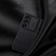 6. Nillkin Qin Pro Case for Samsung Galaxy S25 Ultra with Flip and Camera Cover - Black