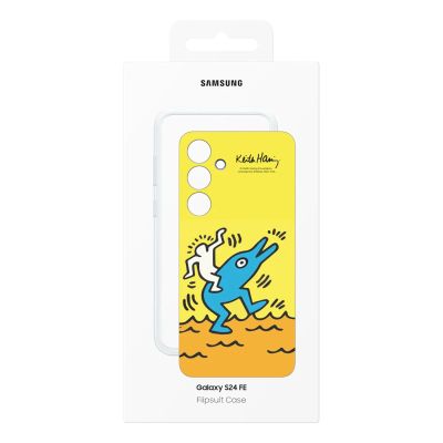 3. Samsung Flipsuit Case EF-MS721CYEGWW for Samsung Galaxy S 24 FE - yellow