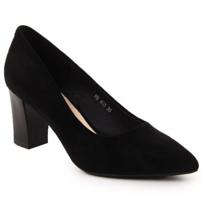 12. Sergio Leone W PB403 SK429B Block Heel Pumps