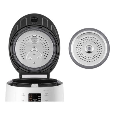 7. Cuckoo rice cooker + steamer 1.08l white CRP-ST0609F