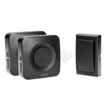 ORNO WIRELESS BELL 230V~ BATTERY-FREE, 2 RECEIVERS ONDO 2