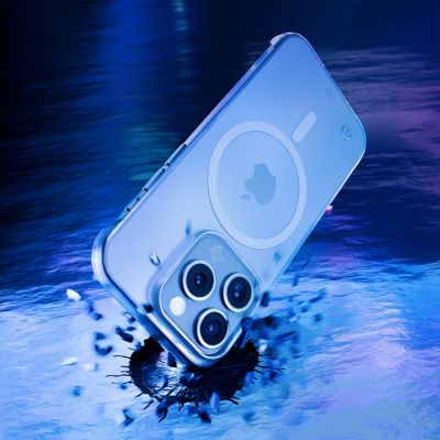 8. 3mk Just20g MagCase for iPhone 16 Pro - transparent