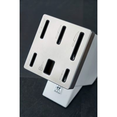 13. ZWILLING Four Star 35148-207-0 Self-Sharpening Knife Set, 7 Pieces, White