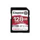 12. KINGSTON microSDXC Canvas 128GB React Plus UHS-II 280R/100W U3 V60 for Full HD/4K