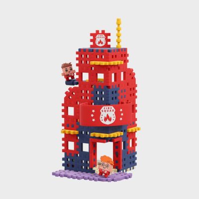 7. Marioinex Mini Waffle Building Blocks - City: Fire Station, 280 pieces