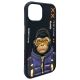 6. Nimmy Cool&Cute 2.0 Monkey case for iPhone 15 - black
