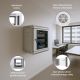12. Extralink - 4U 10" wall-mounted cabinet, gray