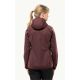3. Jack Wolfskin Windhain Hoody W women's softshell jacket with hood, red (1307481_2866)