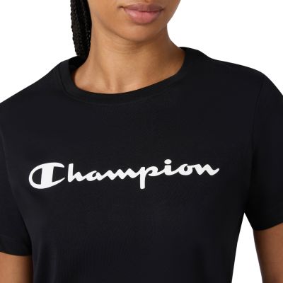 4. Champion Women's Short Sleeve T-shirt Black 118428 KK001