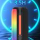 13. Dudao Y21 Wireless Speaker with RGB Backlight Bluetooth 5.3 - Black