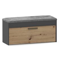 PARMA SHOE CABINET ANTHRACITE/ARTISAN