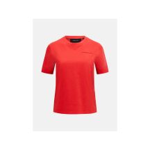 PEAK PERFORMANCE Original Small Logo Tee Women red