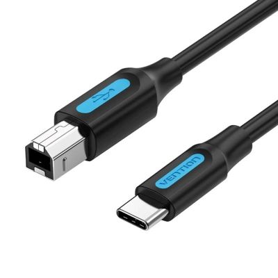 USB 2.0 Type C Male to Type B Male Printer Cable 2m