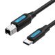 USB 2.0 Type C Male to Type B Male Printer Cable 2m