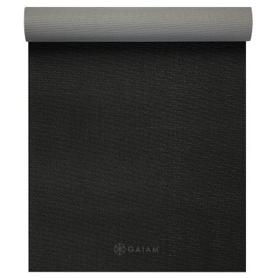 10. Gaiam Double-Sided Yoga Mat "GRANITE/STORM" 4 mm 61956