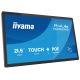 iiyama TW2223AS-B3P signage display Interactive flat panel 54.6 cm (21.5") Wi-Fi 450 cd/m2 Full HD Black Touchscreen Embedded processor Android 24/7