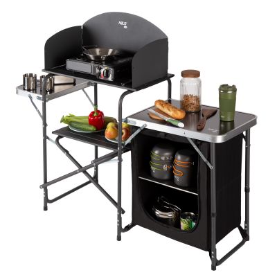 10. NC3041 camping cabinet with cover NILS CAMP