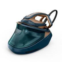 Tefal Pro Express Vision Max GV9920E0 Durilium AirGlide Autoclean soleplate steam station Blue, Copper