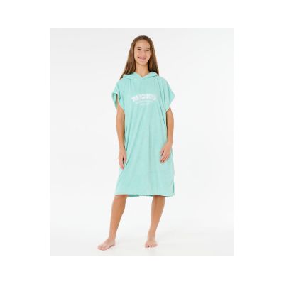 RIP CURL Classic Surf Hooded Towel-Girl Poncho Green