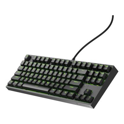 9. GENESIS THOR 404 TKL US GAMING KEYBOARD RGB BACKLIGHT MECHANICAL BLACK KAILH BOX BROWN