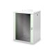 10. Digitus Unique 19" 16U wall-mounted network cabinet 600x450, glass door, gray, undivided, assembled, 100kg