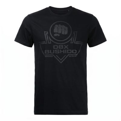 3. Men's T-shirt Black Cotton T-shirt DBX Bushido