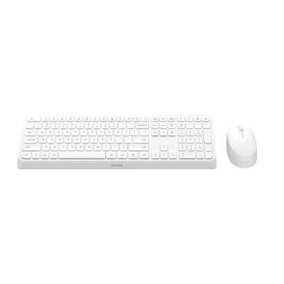 3. Philips 3000 series SPT6307W/00 keyboard Mouse included Universal RF Wireless QWERTY English White