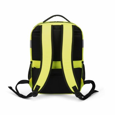 4. DICOTA P20471-17 Backpack Black, Gray, Yellow Recycled polyethylene terephthalate (rPET)