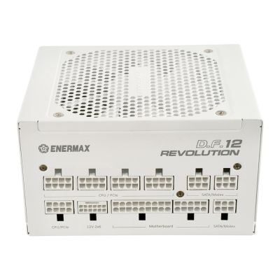 6. Enermax Revolution DF12 850 W 20+4 pin ATX Power Supply White (ETV850G-W)