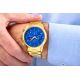 4. Men's Watch Giewont Chronograph Sapphire Gold Blue GW9460-B5