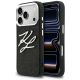 Karl Lagerfeld IML Glitter KL Diamond Logo Case for iPhone 17 Pro - Black