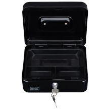 METAL CASE FOR MONEY AND DOCUMENTS 20x8.5x16 CM BLACK + DECKER