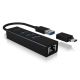 3. ICY BOX IB-HUB1419-LAN USB 3.2 Gen 1 (3.1 Gen 1) Type-A Black