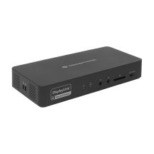 Conceptronic 17-1 USB-C->HDMI DP 4K/60Hz GbE USB-C Docking Station bk