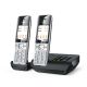 7. Gigaset COMFORT 500A duo analog/DECT telephone Caller Name and ID Black, Silver