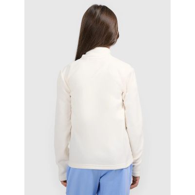 2. Regular fleece without hood for girls 4F 4FJRSS26TFLEF507-11S