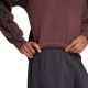 12. Men's adidas Essentials 3-Stripes Fleece Sweatshirt Brown JX0742