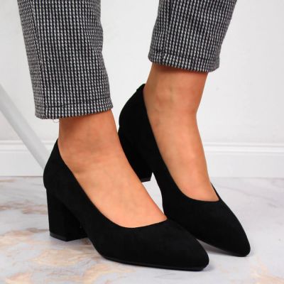 3. Sergio Leone W SK358A black high heel pumps 