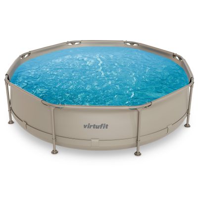 2. VIRTUFIT ROUND POOL 305 CM WITH FILTER PUMP BEIGE