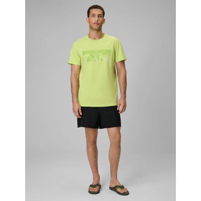 4. Men's reagular printed T-shirt 4F 4FWSS26TTSHM3035-42S
