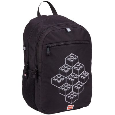 2. LEGO Bricks Extended Backpack 20222-2511 Black One size
