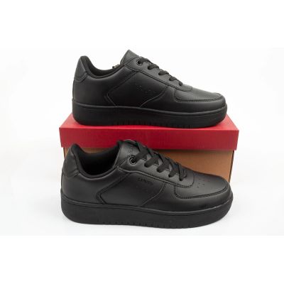 9. Levi's Evelyn children's sports shoes black youth sneakers